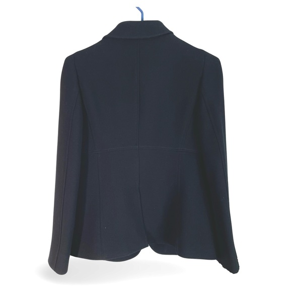 EUC Vintage Miu Miu black wool double breasted jacket IT 40 US 4 2 0 runs small - Picture 2 of 7